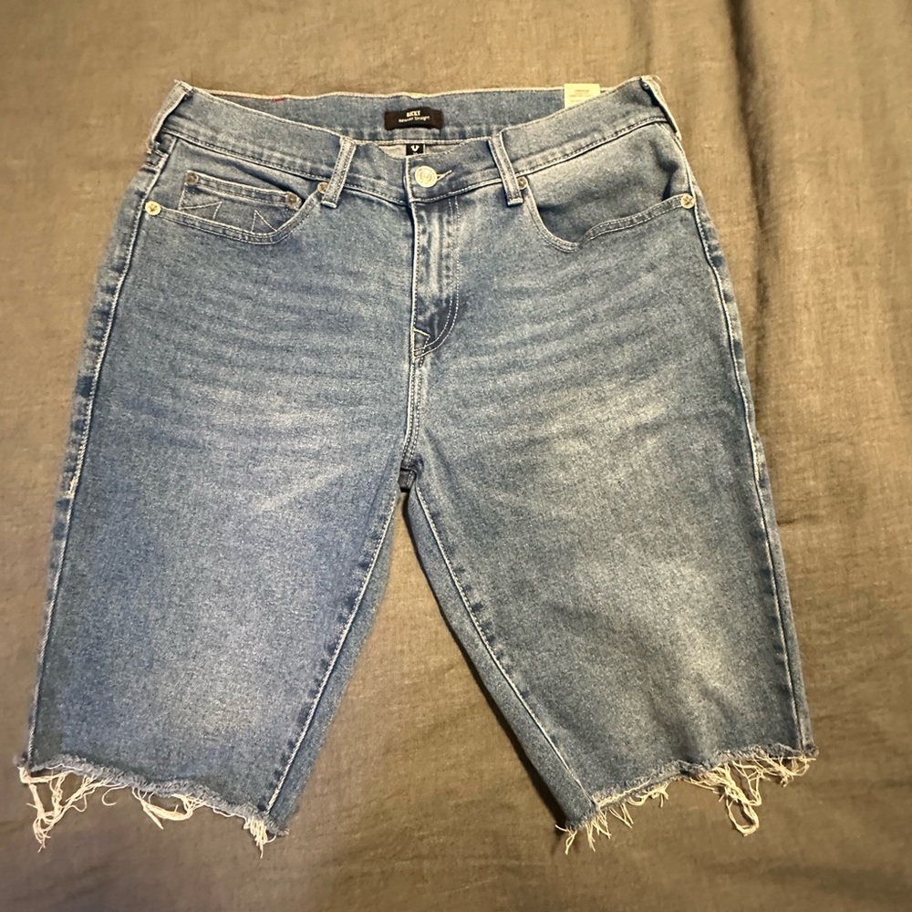 True Religion Ricky Straight Denim Shorts men’s 32